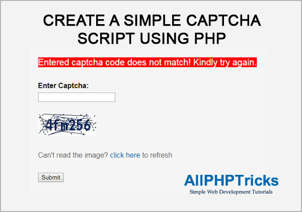 How To Create Captcha In Html